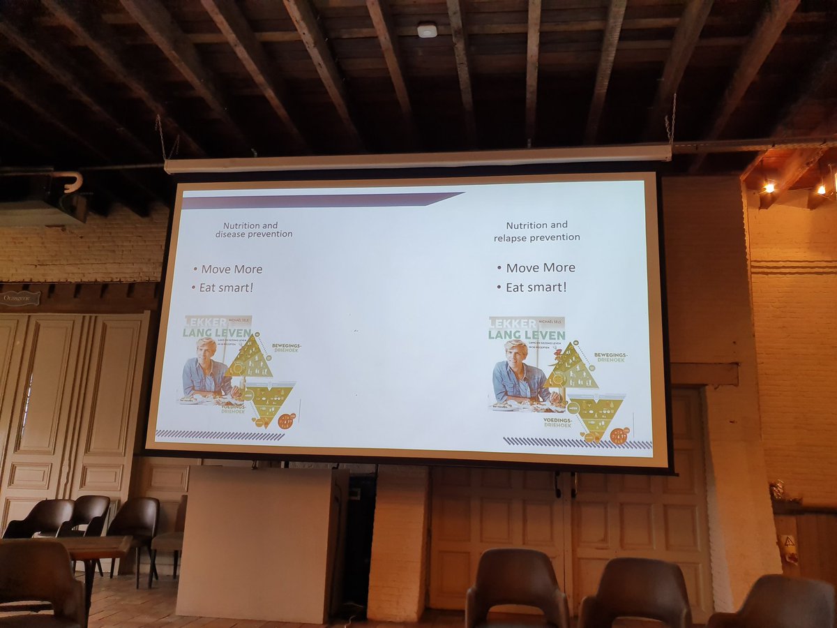 enetwerkbe's tweet photo. Michiel Sels, @UZAnieuws, talking about nutrition as important part of patient care in prevention, treatment and relapse in #neuroendocrinecancer #MoS2020 https://t.co/FQ0N3PtaKy