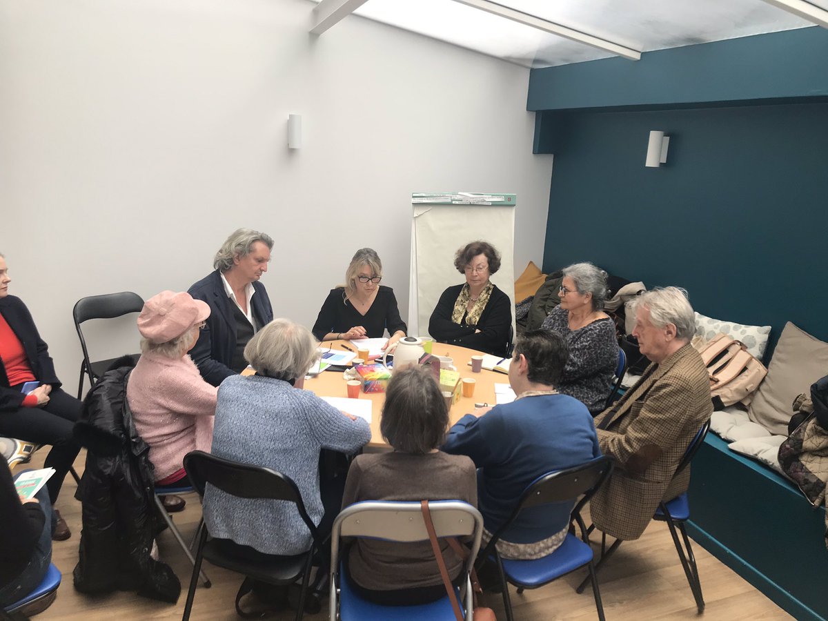 gerond_if's tweet photo. Ce matin l’aventure #solidAge se poursuit sur #paris avec le démarrage du 1er atelier #prévention ! Présentations et partage de son expérience et ressenti sur son #vieillissement sont au cœur de ce 1er #rdv de co-création avec nos participants et @AgenceBrief https://t.co/FCeet2gKha