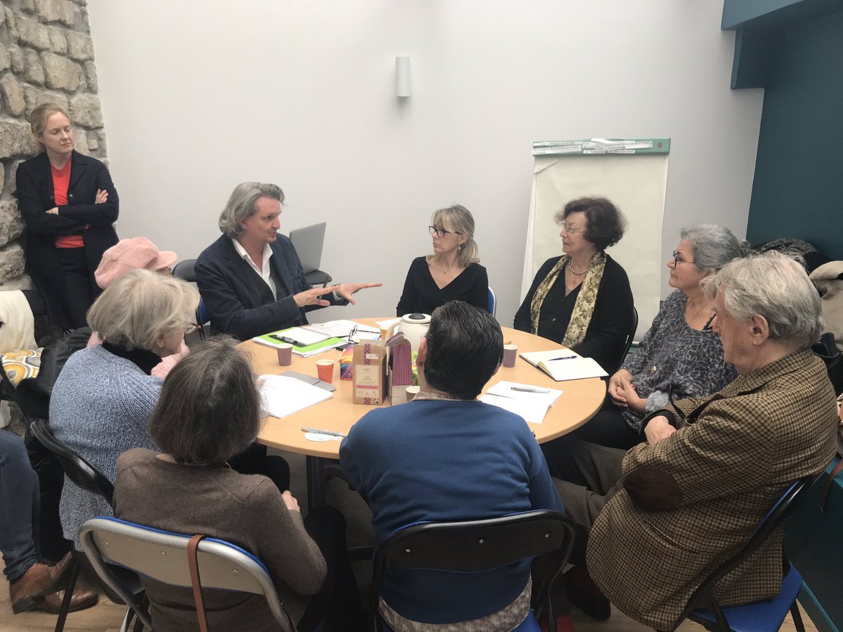 gerond_if's tweet photo. Ce matin l’aventure #solidAge se poursuit sur #paris avec le démarrage du 1er atelier #prévention ! Présentations et partage de son expérience et ressenti sur son #vieillissement sont au cœur de ce 1er #rdv de co-création avec nos participants et @AgenceBrief https://t.co/FCeet2gKha