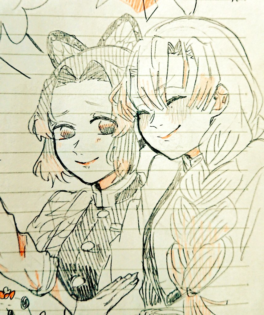 pada_527's tweet photo. 友達にあげた絵女の子描いて〜って言われたの👸

#アナログイラスト
#キュアフローラ
#女の子
#鬼滅の刃 https://t.co/WqdsAzXdPh