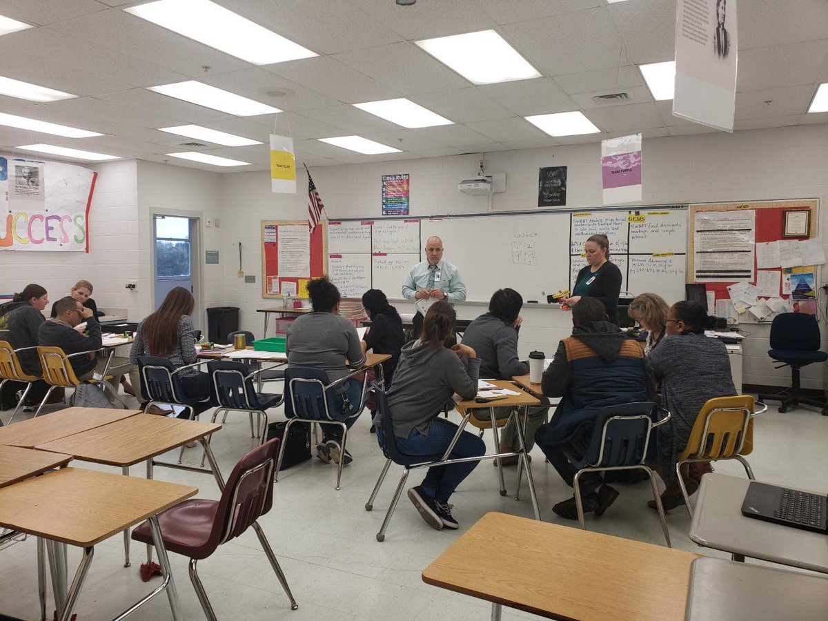 TeagueMSTigers's tweet photo. Teague Math Morning today was absolutely hands-on with engaging activities that our Math Team can use right now in teacher-led stations!  Thanks Paul Wojcik and Jen Alday!" https://t.co/LL8UYV2thr