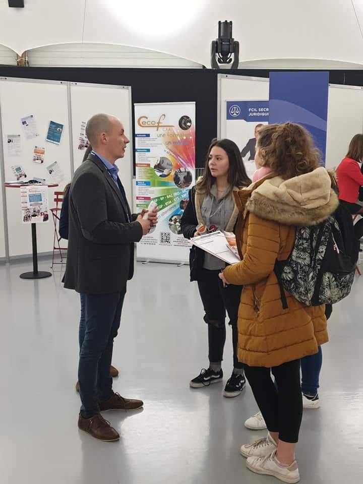 CfaCecof's tweet photo. Le salon Ain'Formations Orientation jour 2. Venez découvrir à @Ainterexpo01 nos formations du CAP au BTS 1/2 @Departement_AIN #Cecof #apprentissage https://t.co/lyHFLp4Taf