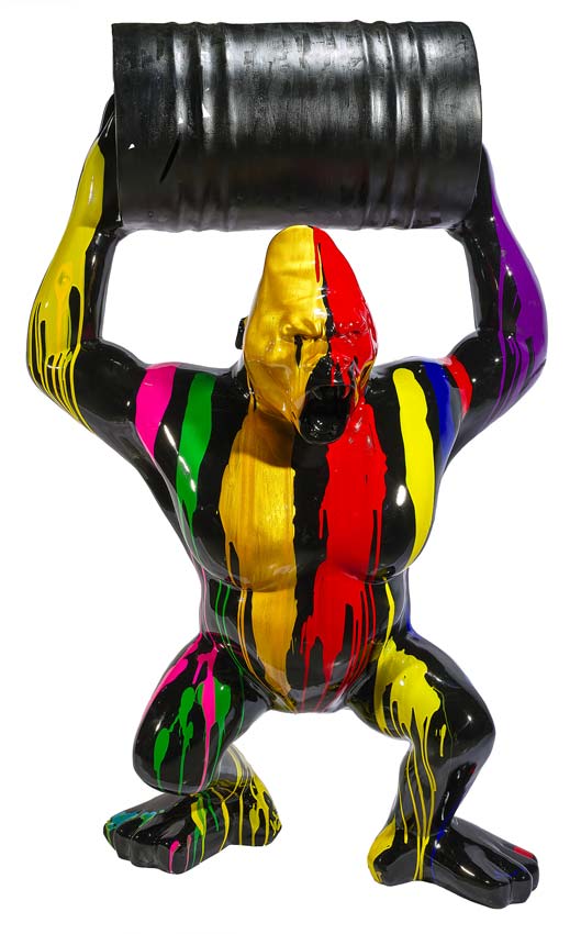 MobilierNitro's tweet photo. Des sculptures géantes hautes en couleurs !! #mobiliernitro #design #déco #décoration #intérieur #maison #sculpture #donkey #monkey #gorille https://t.co/lFQKx9CfjX