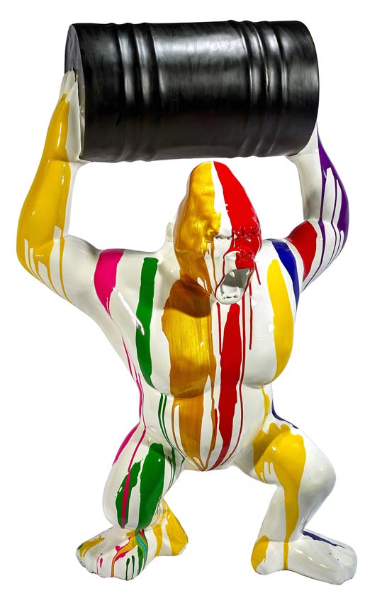 MobilierNitro's tweet photo. Des sculptures géantes hautes en couleurs !! #mobiliernitro #design #déco #décoration #intérieur #maison #sculpture #donkey #monkey #gorille https://t.co/lFQKx9CfjX