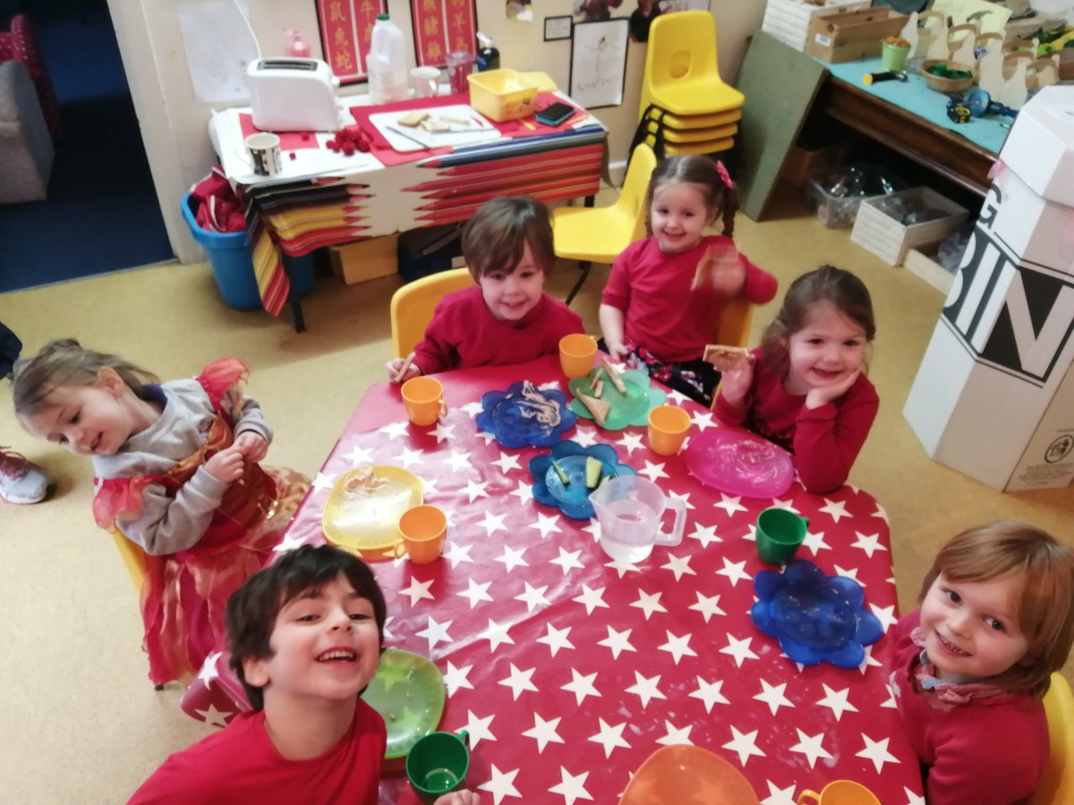 Our Nursery children dressed in red for @Velindre  #wearredday #WearRedForWalesAndVelindre @Habsmonmouth