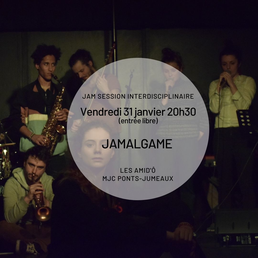 MusicHalleEcole's tweet photo. Ce soir c'est aussi la 3ème session de la JAMALGAME à la MJC Ponts-Jumeaux avec les étudiant·e·s de @MusicHalleEcole en formation pro. La jam interdisciplinaire et indisciplinée est gratuite et ouvert·e à tous et toutes ! https://t.co/nhfy9yhw2F