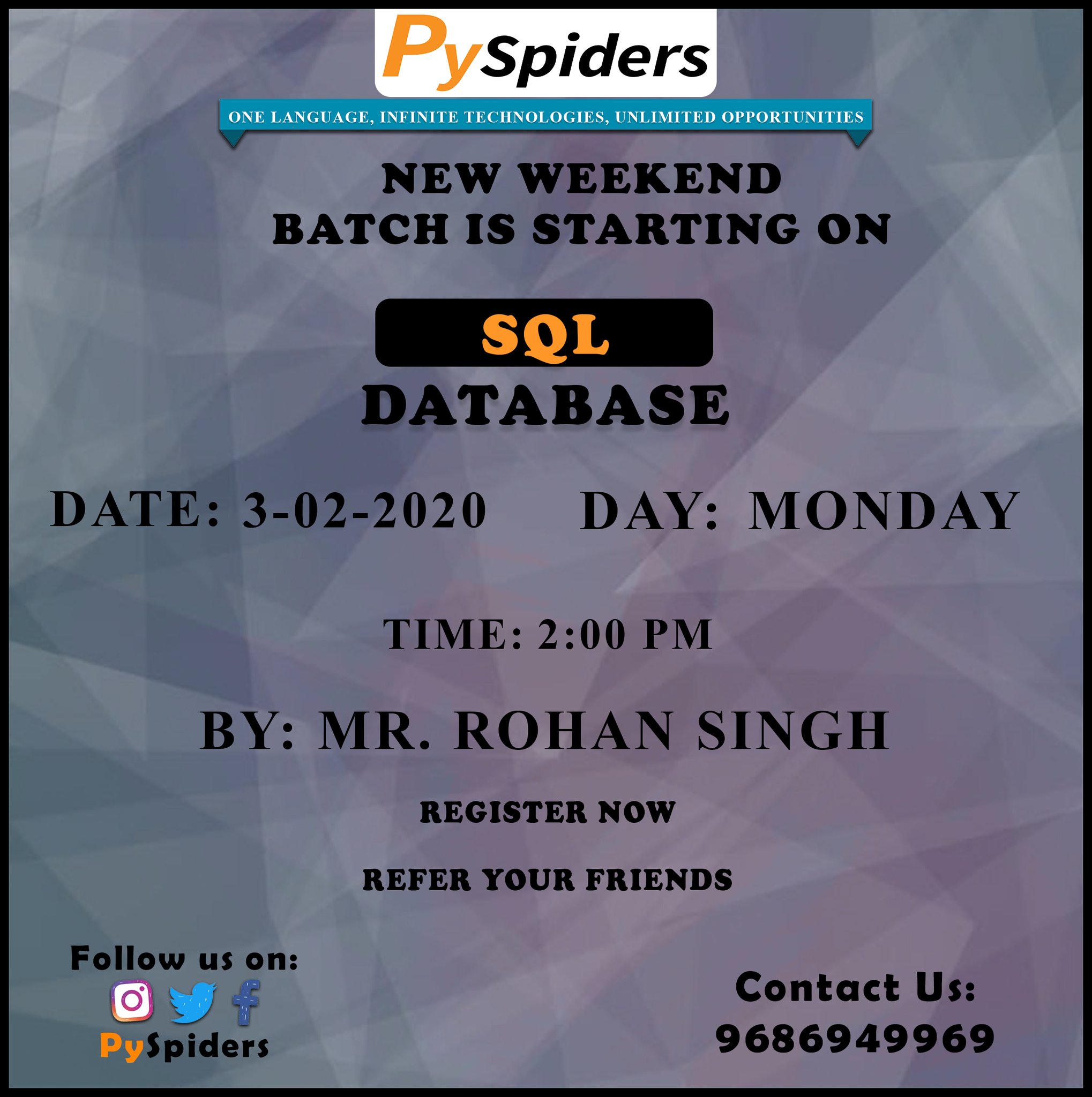 Pyspiders on Twitter: 