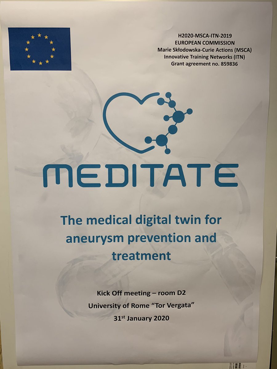 Proud to be here to represent <a href="/unife/">UNIFE The RAIL IND.</a> as partner of this amazing Project #meditate #aneurysm #treatment #prevention #cerebrovascular #disease