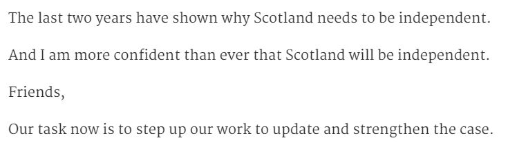 extracts from Nicola Sturgeon speech from 2018