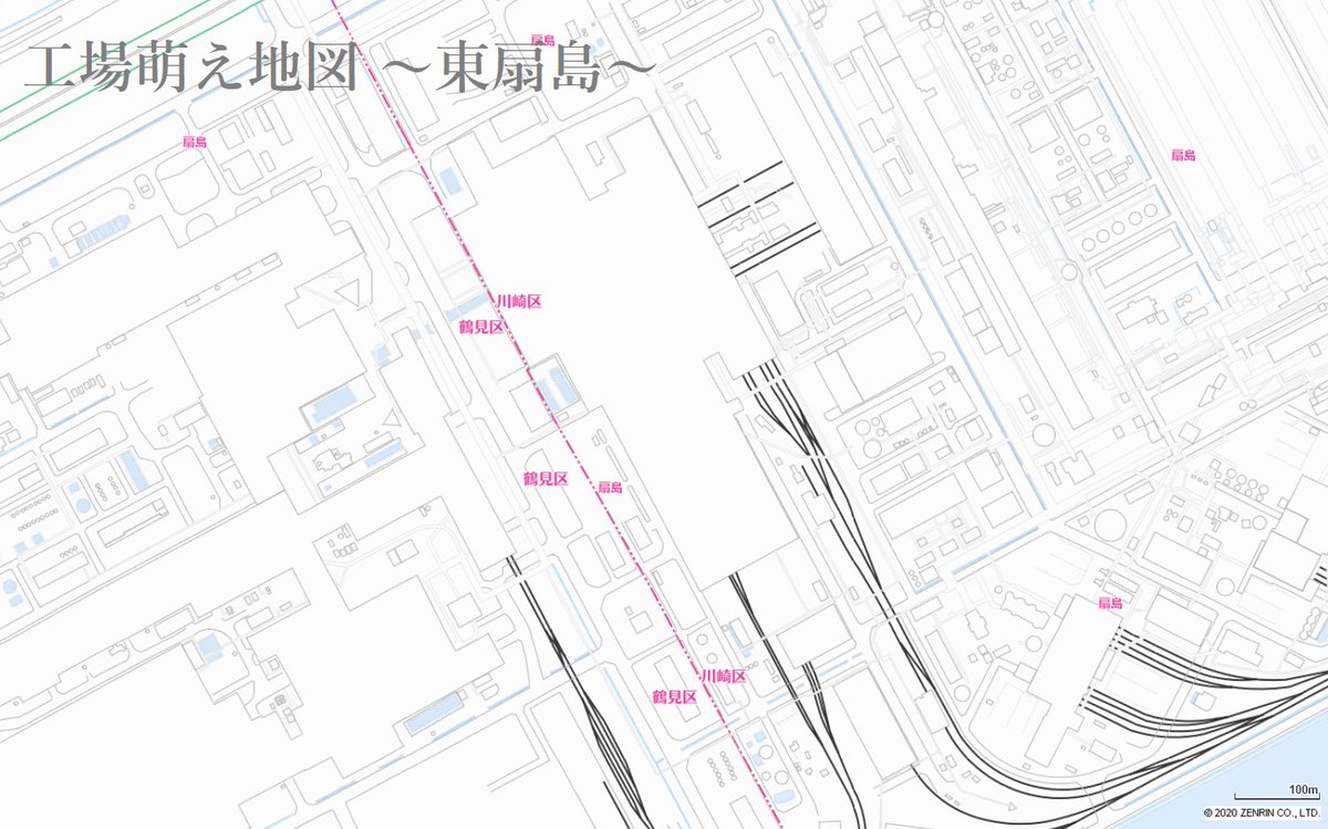 株式会社ゼンリン Twitterren 工場萌え地図 工場夜景 がお好きな方は結構いらっしゃると思いますが 実は工場密集地の地図もかっこいい と思ってます 本日ご紹介しました インナーバッグ が工場地図柄なので わたしおすすめの工場密集地貼っておきます