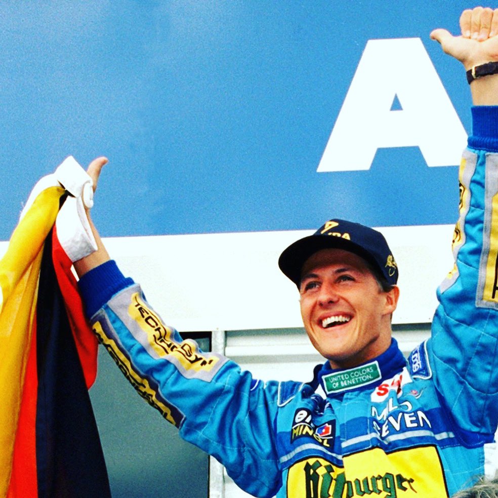 f1history's tweet photo. @michaelschumacher 🇩🇪 1️⃣9️⃣9️⃣4️⃣ #f1worldchampion 8️⃣ #f1wins🥇&amp; 6️⃣ #poleposition⏱ secured him the title against @96f1champ 🇬🇧@oficialayrtonsenna 🇧🇷 teammate 
#michaelschumacher #keepfightingmichael #benettonf1 #fordengine #fordf1engine #flaviobriatore #damonhill #ayrtonsenna https://t.co/8Rgw7iHpS3