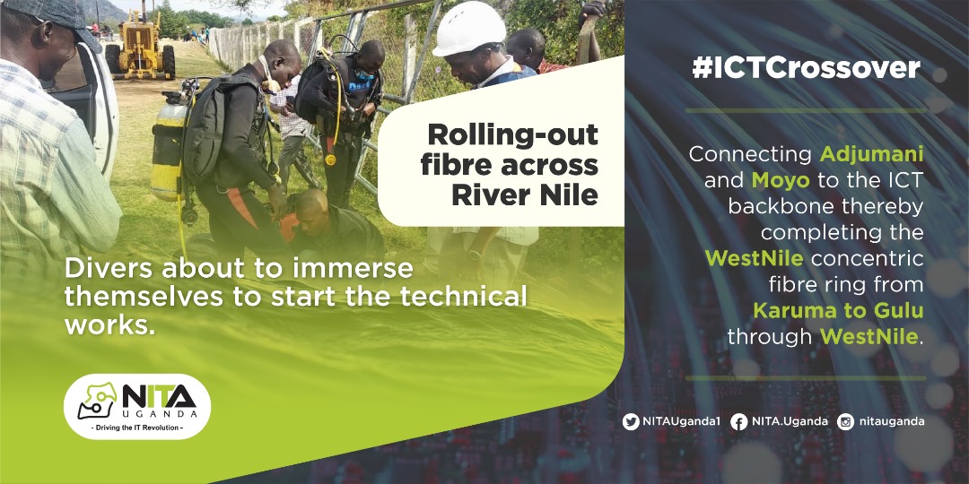NITAUganda1's tweet photo. #EmbraceTheImpossible:
In an effort to extend connectivity as part of the already launched Phase 4 project we shall attempt what the UG ICT industry has so far thought impossible: roll-out fibre across River Nile.
The crossing will take place beneath the water.
#DigitizeUg https://t.co/LLXa55syKJ