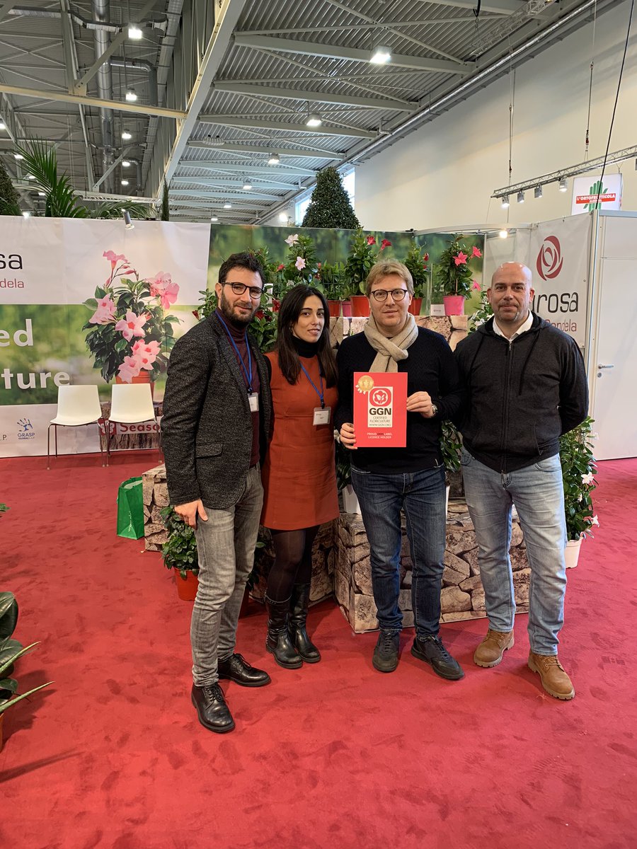 Proud to be “GGN Certified Floriculture”
#IPM2020 #Eurosa