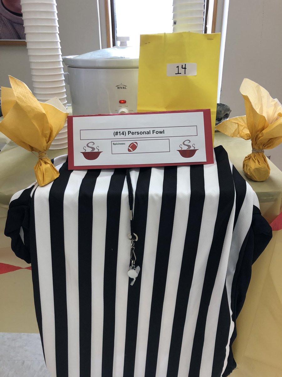 CommunitiesONHS's tweet photo. The staff of @OshkoshNorthHS is participating in its own ‘SOUPER BOWL’. This event is hosted by our 11th-12th graders! Proceeds go towards our very own students that are at an economic disadvantage. https://t.co/W7Ots9s8WA