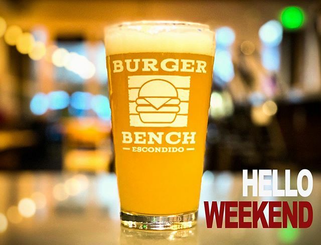 burgerbench's tweet photo. Beer up! It's Friday! 🍻 😋 #escondido #escondidobeer #sandiego #sandiegobeer #craftbeer https://t.co/ryok7lwyWi https://t.co/qXq9BR8ZCQ