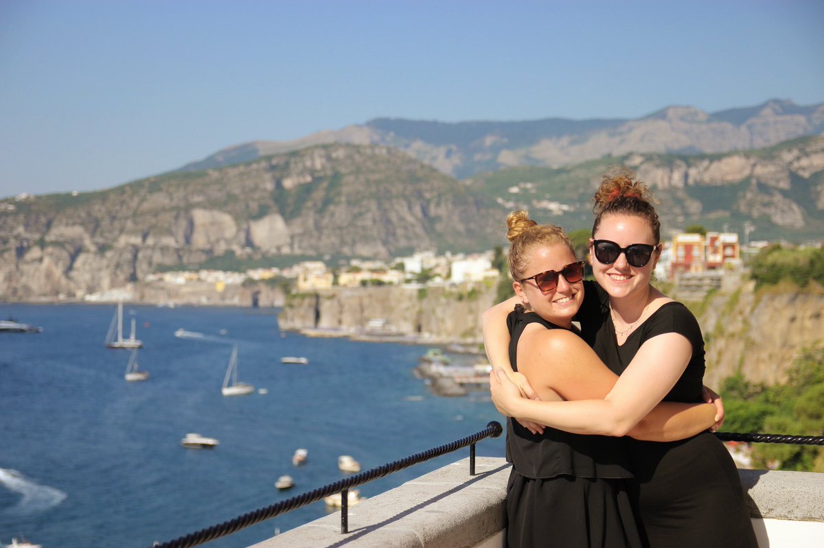 Which is better: coming to Italy with your actual sister or your sorority sister? You’ll never know unless you try both. #wedontmaketheruleswejustlivebythem