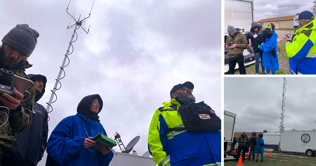 Cell site and participants at the Winter Institute Workshop and Exercise testing devices