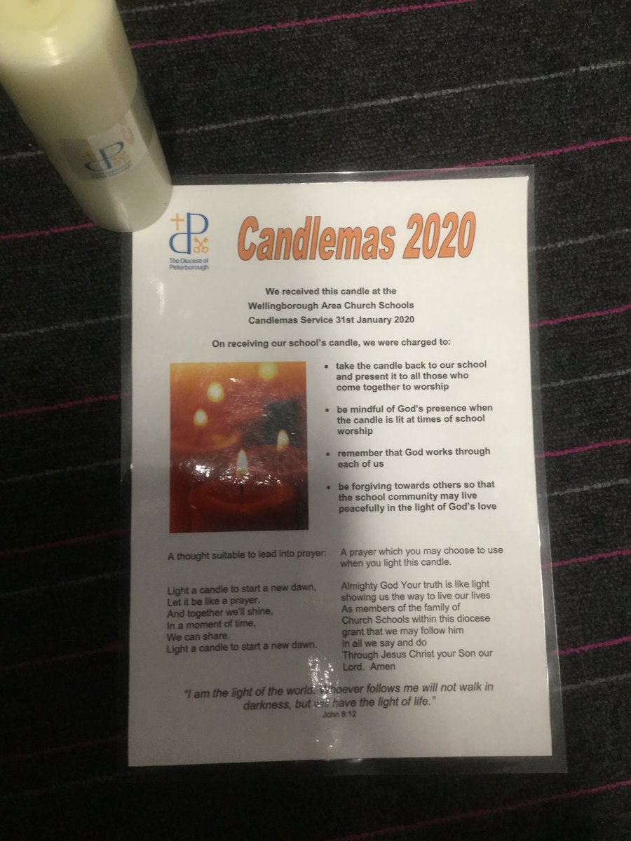 Year 3 and 4 enjoyed being a part of the Wellingborough area Candlemas service this morning at All Saints' Church. 
Thank you and well done to <a href="/AllSaintsCEVA/">All Saints CEVA Primary School and Nursery Unit</a> for the organisation and great singing!