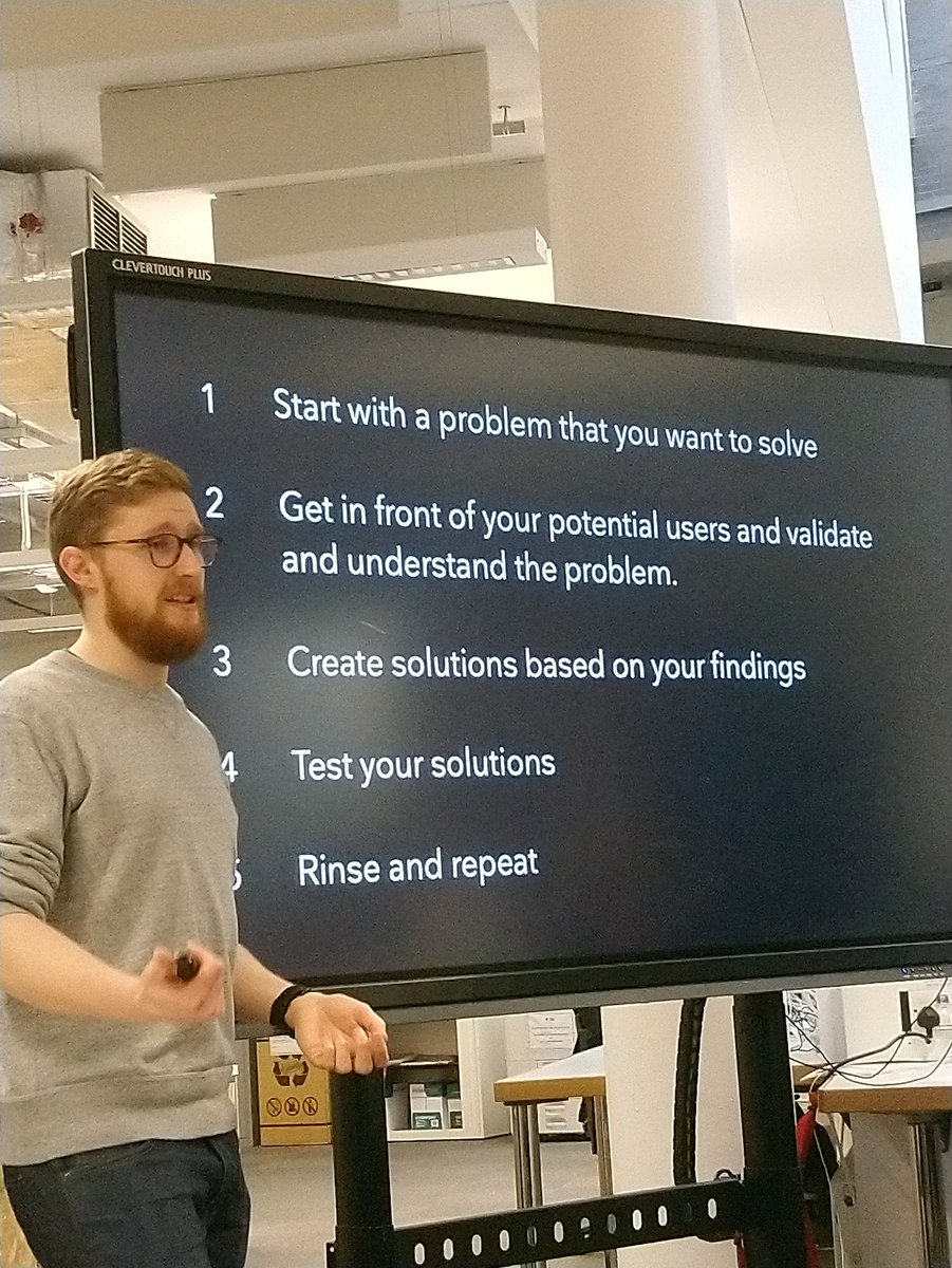 Great talk today about UX design from Simon at <a href="/wearemago/">MAGO</a>. Very helpful stuff 😁