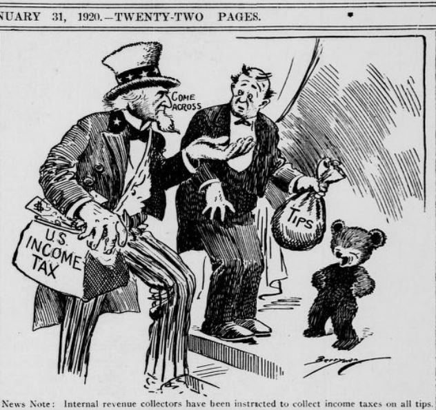 N_Carter_Wood's tweet photo. 100 years ago today, Washington Evening Star. #taxes #taxingtips https://t.co/m7uUxk4A8k