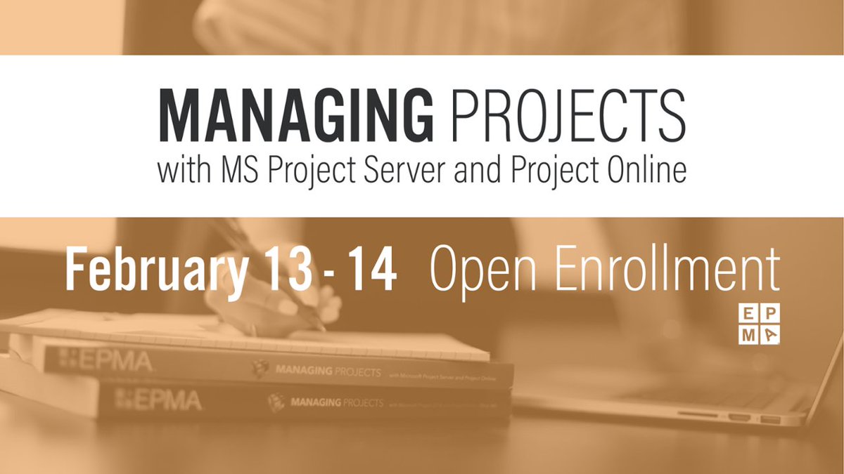 epmainc's tweet image. Considering an upgrade to an online option to better manage your project workload? Get hands-on instruction, Feb 13-14, from experts with over 10+ years of experience working with #ProjectServer & #ProjectOnline:
hubs.ly/H0mQPcR0