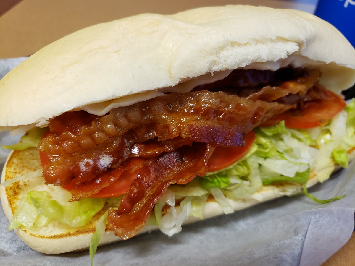 BLT Sub from Super Subbys !  Did you know Subbys is locally owned?  Support this great place !#Subs #BLT #Bacon #Dayton <a href="/supersubbys/">Super Subby's</a>