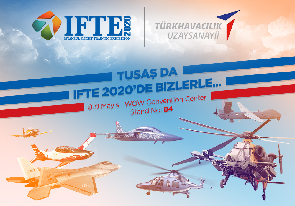 Türk Havacılık ve Uzay Sanayii de (<a href="/TUSAS_TR/">Türk Havacılık Uzay Sanayii</a>) IFTE2020'de havacılık tutkunları ile bir araya gelecek. #tai #Tusaş #ifteistanbul