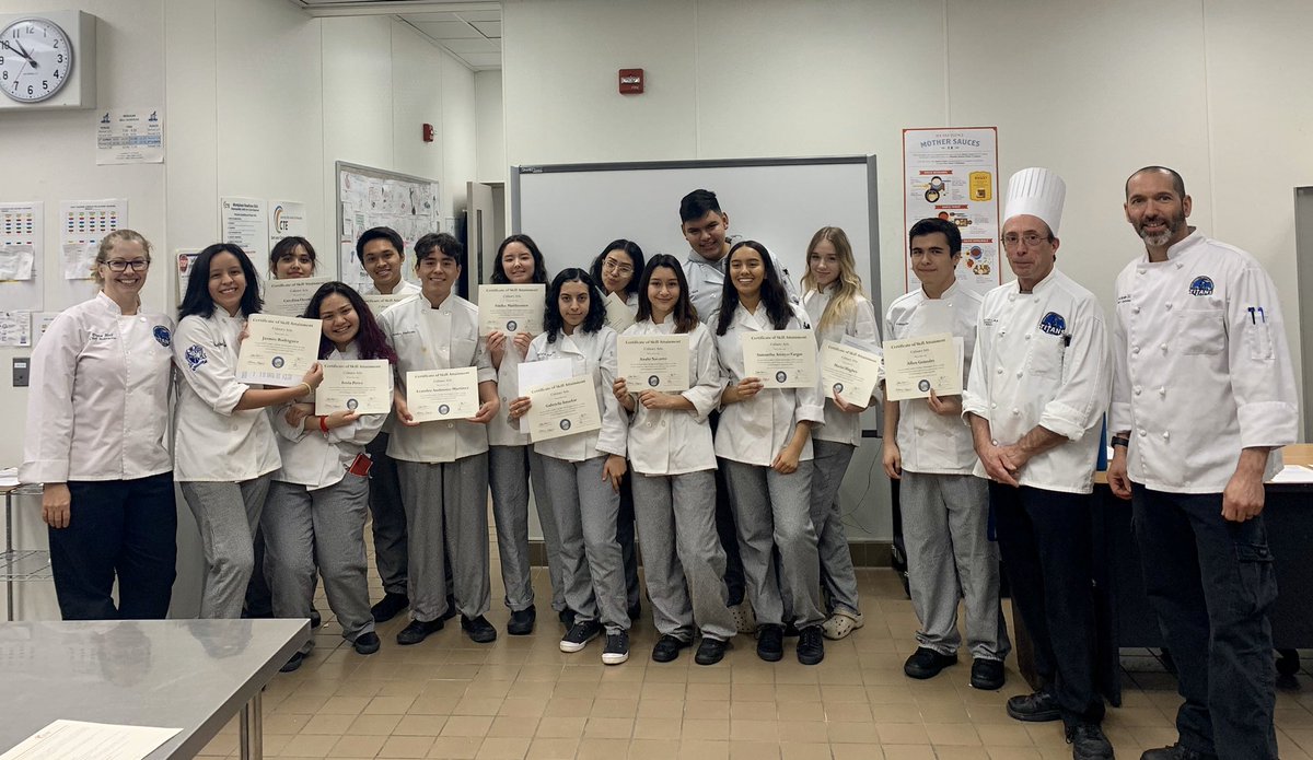 Congrats to our <a href="/EastTechTitans/">ECTA</a> Culinary Senior class of 2020 for earning their Certificate of Skill Attainment in Culinary Arts!