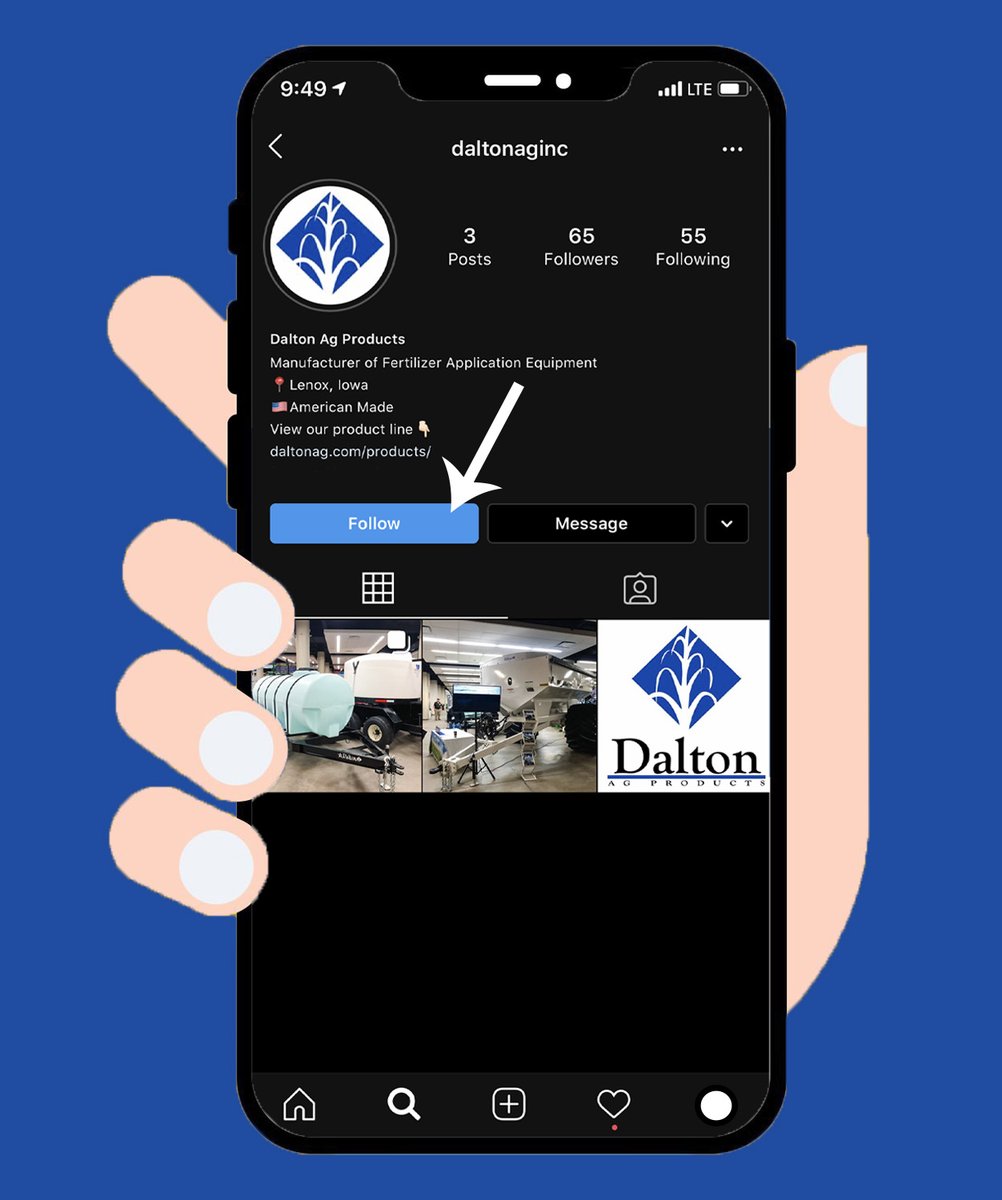 dalton_ag's tweet photo. Are you on Instagram? We just joined! Go click the "Follow" button to keep up on what's going on inside Dalton Ag!
#Instagram #Insta https://t.co/pByKj7ZHVI