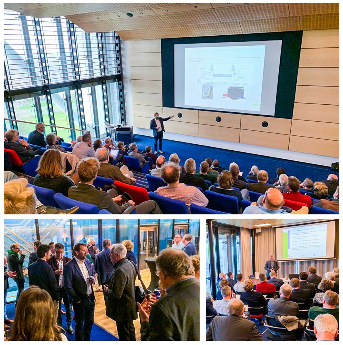 De zeven groepen presenteerden hun innovatieplannen aan de koplopergemeenten voor het project Vol onder maaiveld. Er werd enthousiast gereageerd vanuit de zaal en er is druk gediscussieerd. De uiteindelijke presentaties zijn tijdens het Flexival op 17 apr. cob.nl/flexival2020