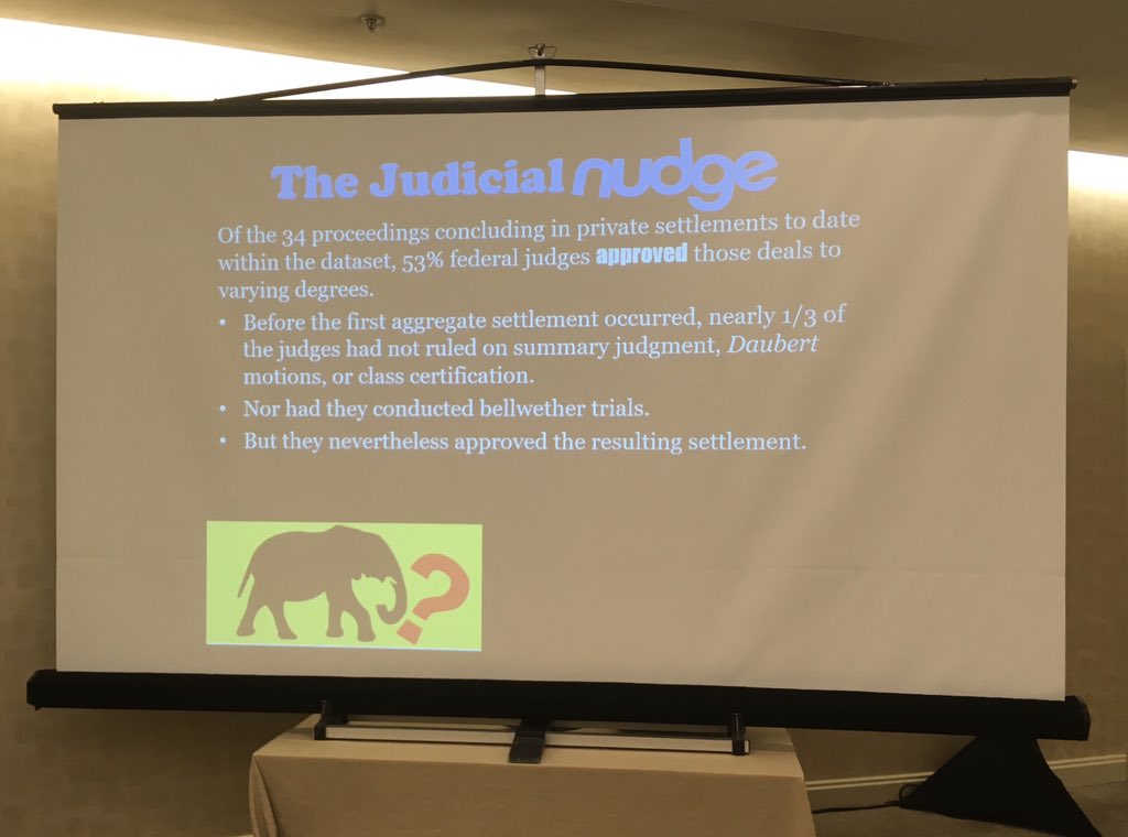 JackEdwardsEsq's tweet photo. The Judicial Nudge. #LitigationJoint #SkiCLE #MassTorts @elizabethcburch @ABALitigation https://t.co/qmuCHZ0yvT