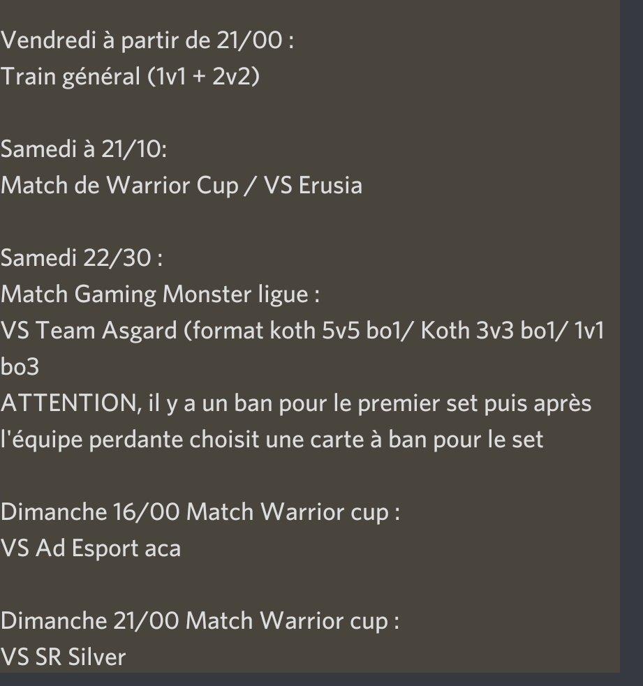 CRandromede's tweet photo. Programme très chargé de weekend ☺️
#GOADM https://t.co/UttHp4CLIl