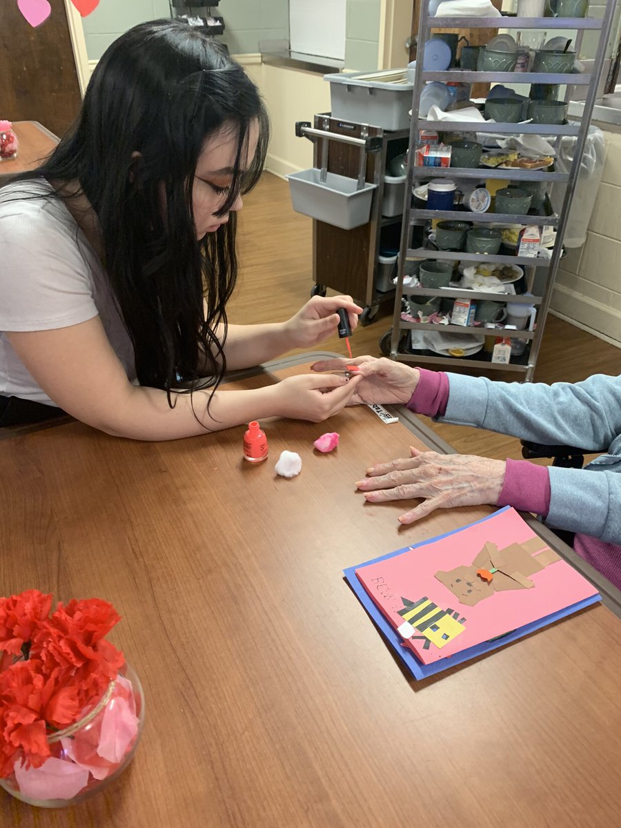 youngblood_mrs's tweet image. Delivered projects and painted nails this morning at Mills Manor #buildingcommunity #mathprojects