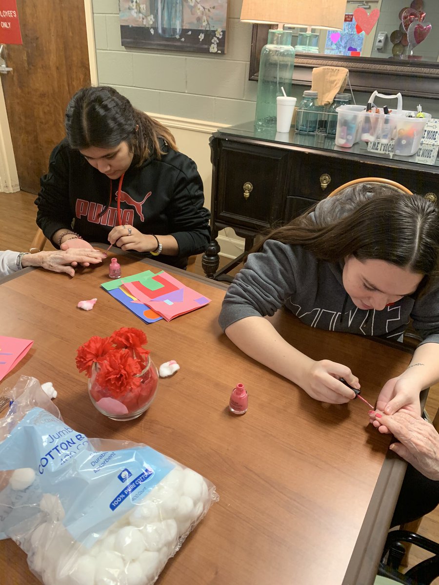 youngblood_mrs's tweet image. Delivered projects and painted nails this morning at Mills Manor #buildingcommunity #mathprojects