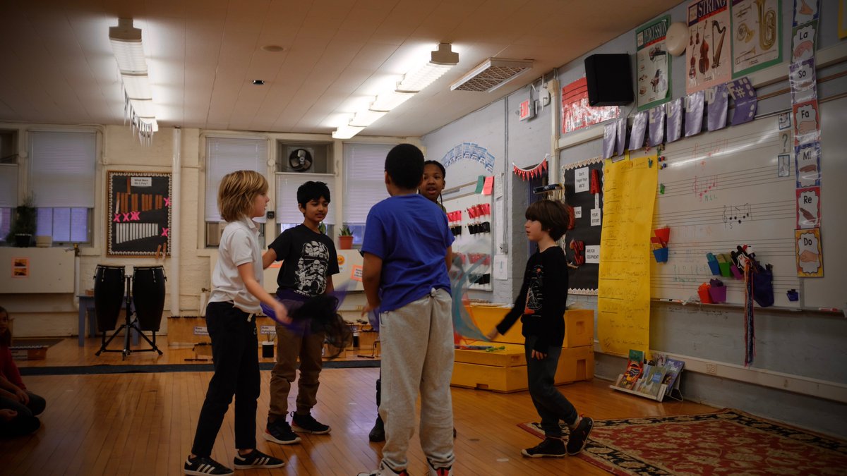 Fourth grade friends share the interpretive dance they composed. The Wind! #A2Breakthrough
