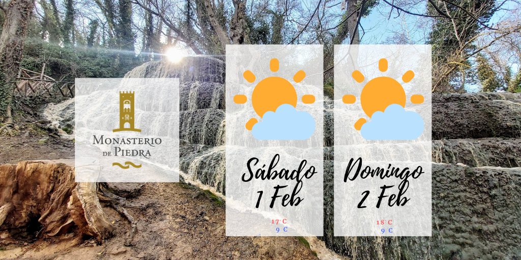 Este fin de semana va a hacer buen tiempo... ¿Os apetece una escapada viajera? #monasteriodepiedra es un destino muy interesante para disfrutar de naturaleza e historia ¡Ven y llénate de energía! Más info. monasteriopiedra.com #escapadarural #turismo #viajefindesemana