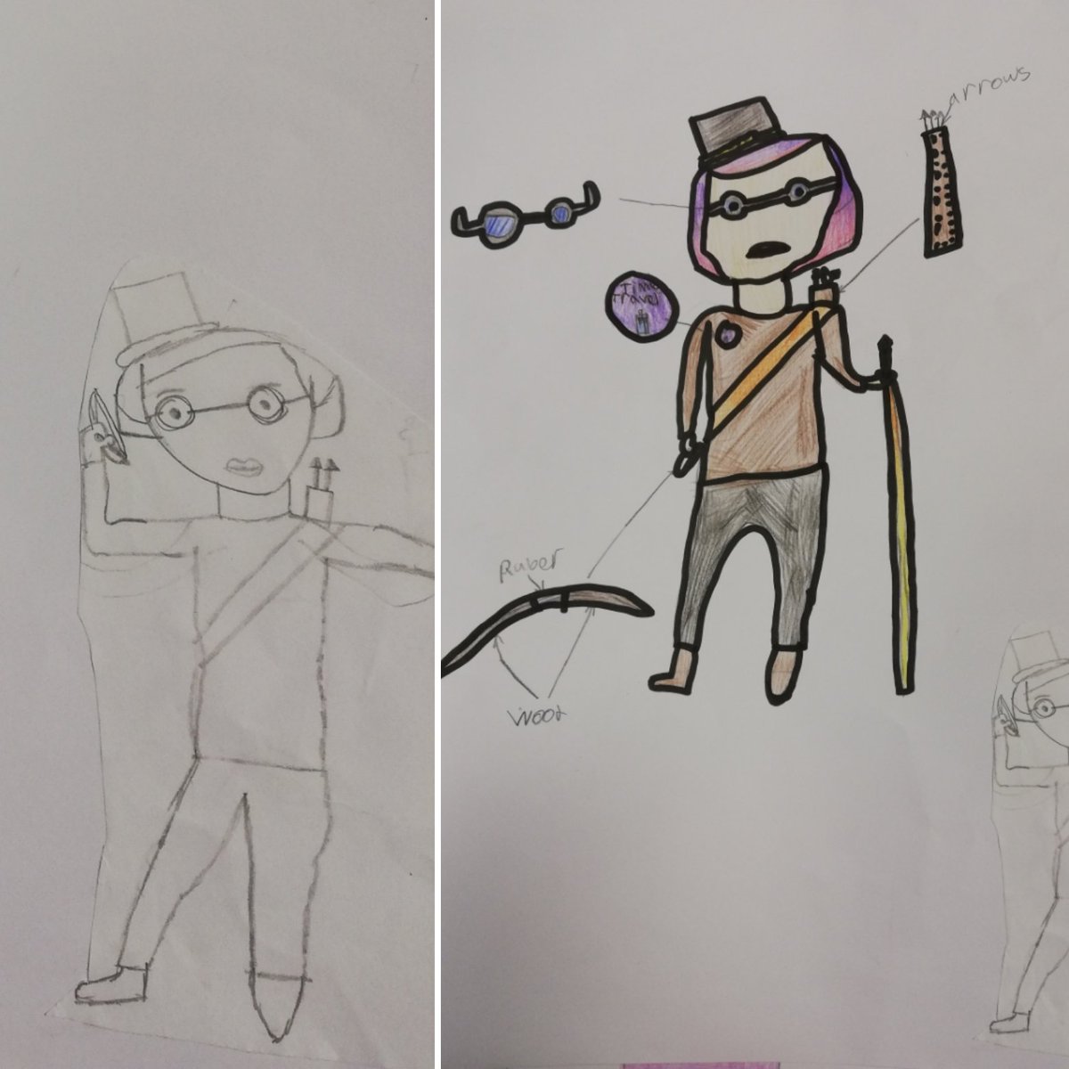 jemma_dando's tweet photo. Year 6 worked incredibly resiliently to improve their gaming characters, drawing from life before editing their forms to create their own concept, looking at form, colour and style
#growthmindset #editing #improving #art
@GabalfaPrimary https://t.co/5TgtRlQ4Pf