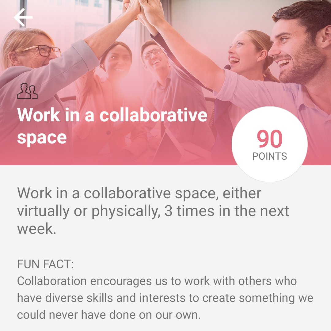 billie_app's tweet photo. Let's change things up in the office today. Get social and collaborate with others - it's Friday! When diverse skills and interests collaborate we can create something we could have never done on our own! 👏 #ChangeTheWorldAtWork https://t.co/Bz8m9o12ry