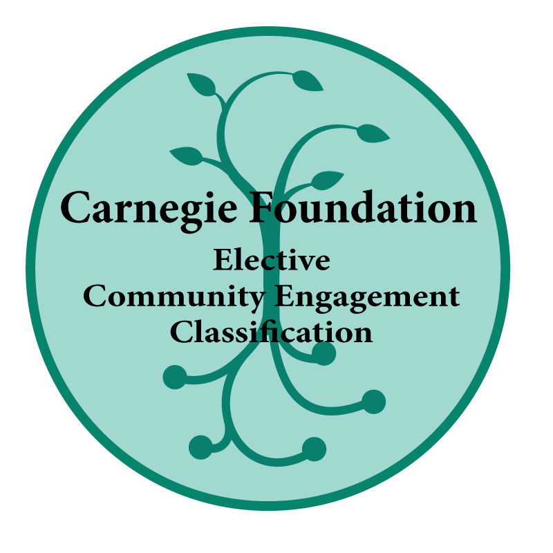 The Carnegie Foundation Logo Identifier

Image Text: Carnegie Foundation. Elective Community Engagement Classification.