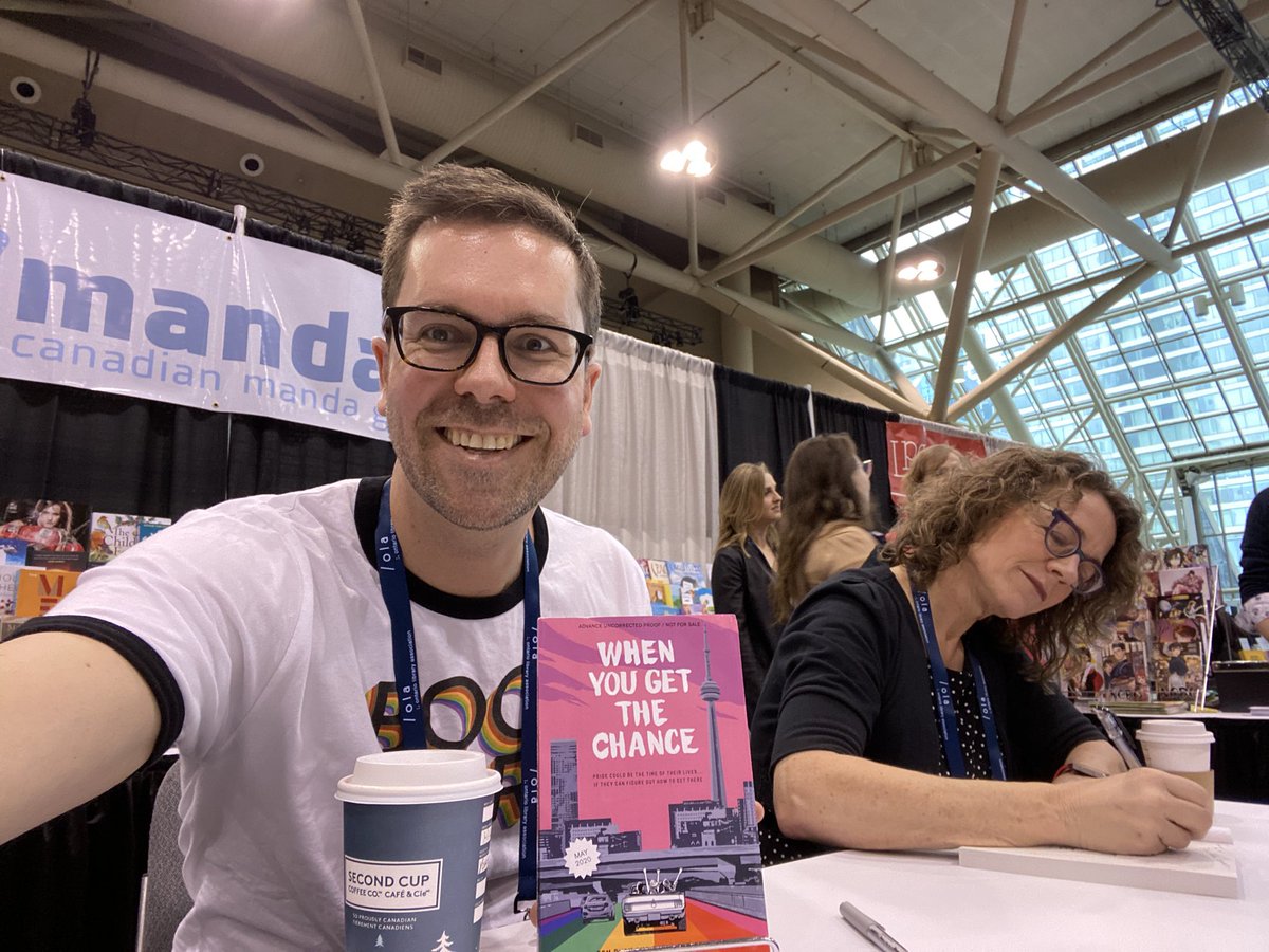 It’s our very first signing for WHEN YOU GET THE CHANCE! #olasc2020 #whenyougetthechance #queerya #cankidlit