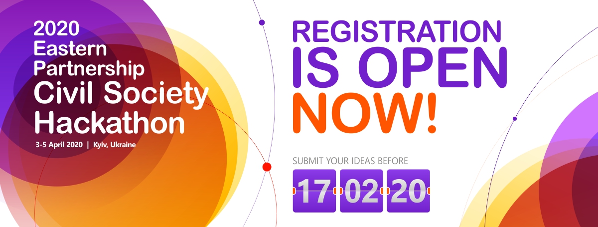 EaPCivilSociety's tweet photo. Registration for our 2020 #EaP_Hackathon is open now! 
If you are a civil society activist from 🇦🇲🇦🇿🇧🇾🇬🇪🇲🇩🇺🇦 with a bright idea that can be implemented through IT tools – apply by 17 February and we'll help you to bring your idea into reality. Details👉https://t.co/aQGCvcIYzz https://t.co/pD1Ah69l6v