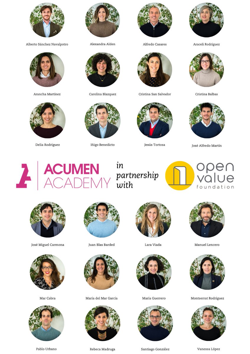 Primeros Fellows de Acumen en España