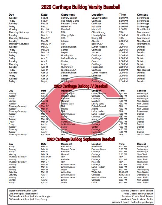 Carthage Baseball tweet media