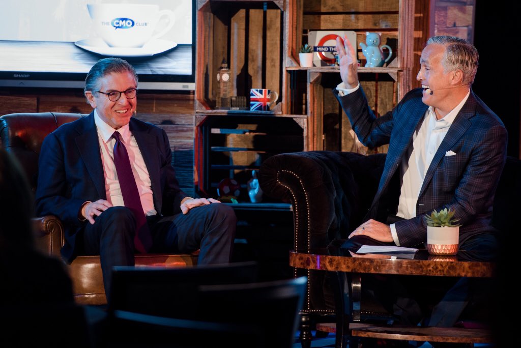 Thank you <a href="/keithweed/">Keith Weed</a> and the <a href="/TheCMOclub/">The CMO Club</a> for an entertaining and enlightening dialog at the London summit.  Always great to learn from one of the industry’s masters!