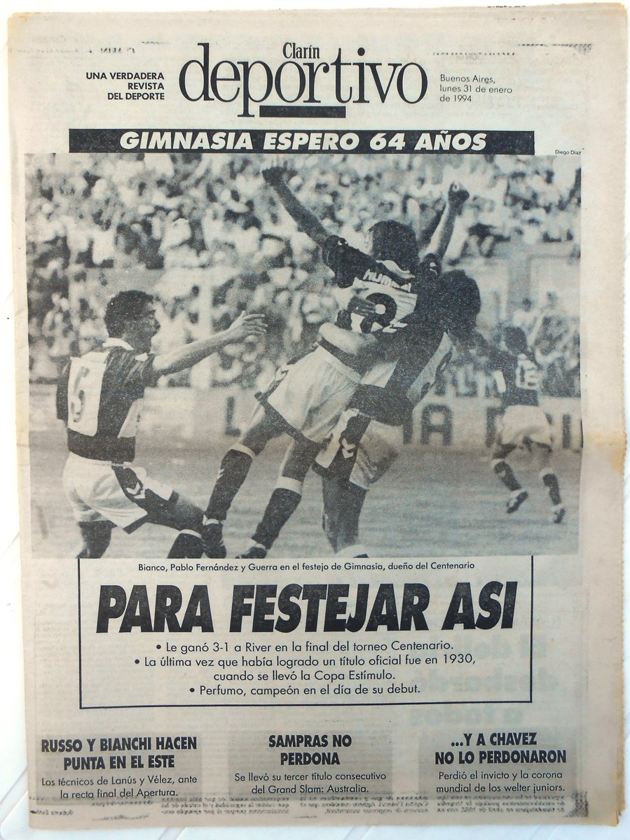 CulturaCGE's tweet photo. #GELP #CGE 📰 🏆
LAS TAPAS DEL CAMPEÓN CENTENARIO
Un día como hoy, así eran las portadas de los diarios de nuestro país. Gimnasia campeón del Torneo Centenario de AFA 🙌
#HistoriaCGE
#MuseoCGE https://t.co/TxjiYvg8oY