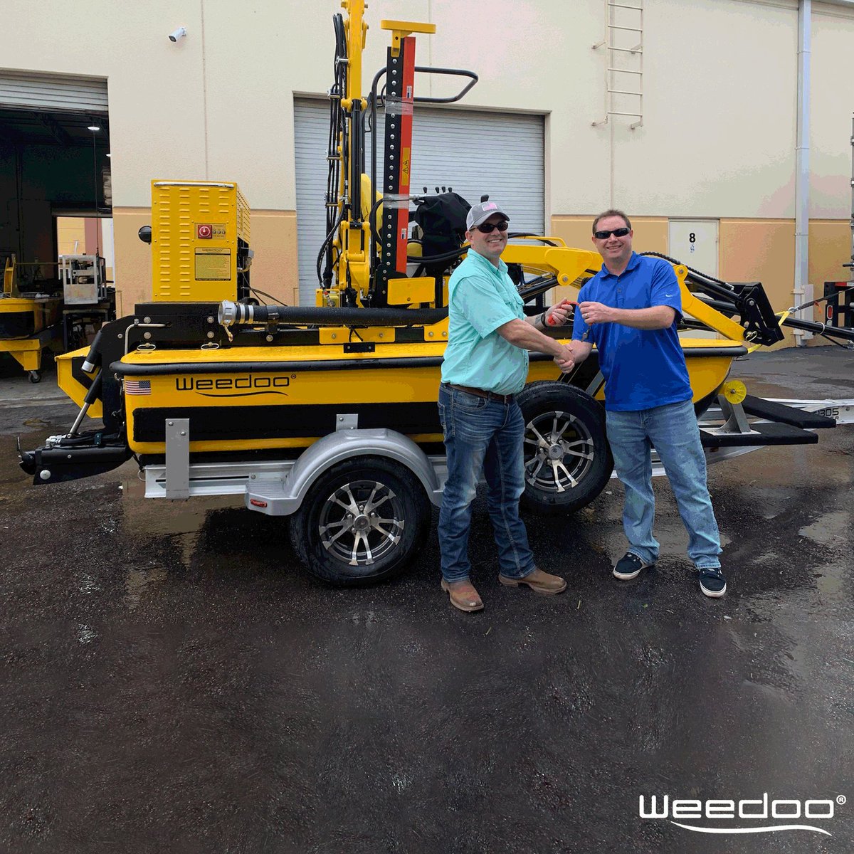 WeedooWorkboat's tweet photo. Welcome to the Weedoo Family, Justin 🚤👍
.
Nothing Cleans Waterways Better Than Weedoo
.
.
.
#Weedoo #PondAlgaeCleanup #DredgingMachines #PondWeedRemoval #CopperStopper #WeedRemoval #NaySprayer #WorkBoats #Customers #Customer #Waterway #Hunting #Clients #Justin #Family #Team https://t.co/vscRD1tp66