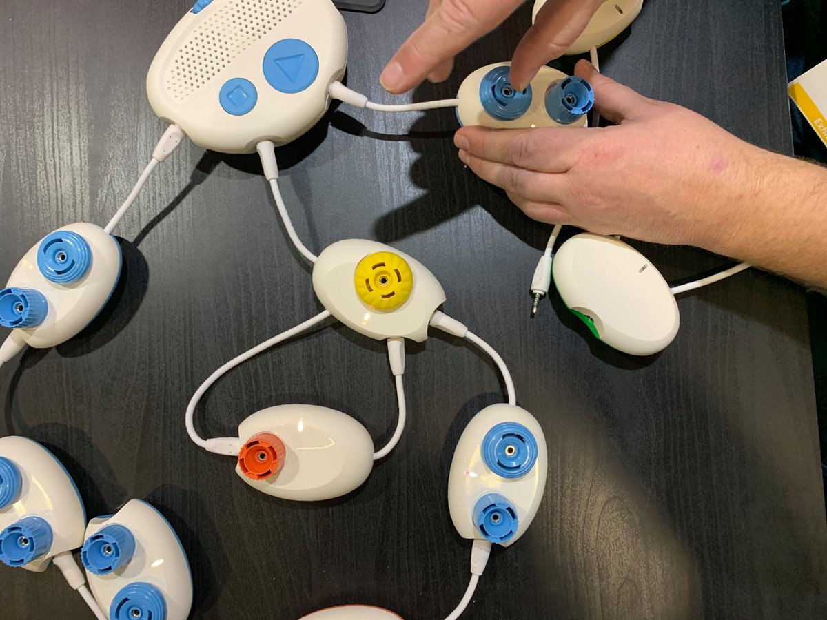 APHfortheBlind's tweet photo. LET’S GET CODING! Come to our presentation on our exciting tactile coding tool Code Jumper. We’re talking about building career paths through accessible coding education with Robin Lowell and Michelle Cundiff in Boca 1 at 1pm! #ATIA20 #AccessTechnology @ATIAorg @ATIAOrlando https://t.co/wP7FsthfEv