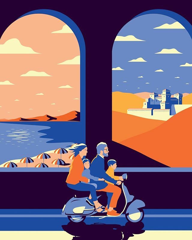 TGIF! Any plans for a weekend adventure? Get in the spirit with this Merit awarded work by Federico Gastaldi @fede_gastaldi in Annual No.16 🛵
.
Annual No.16 is printed and available for purchase! Order your copy today ⭐link in bio⭐Online Gallery is n… ift.tt/2S7X4SV