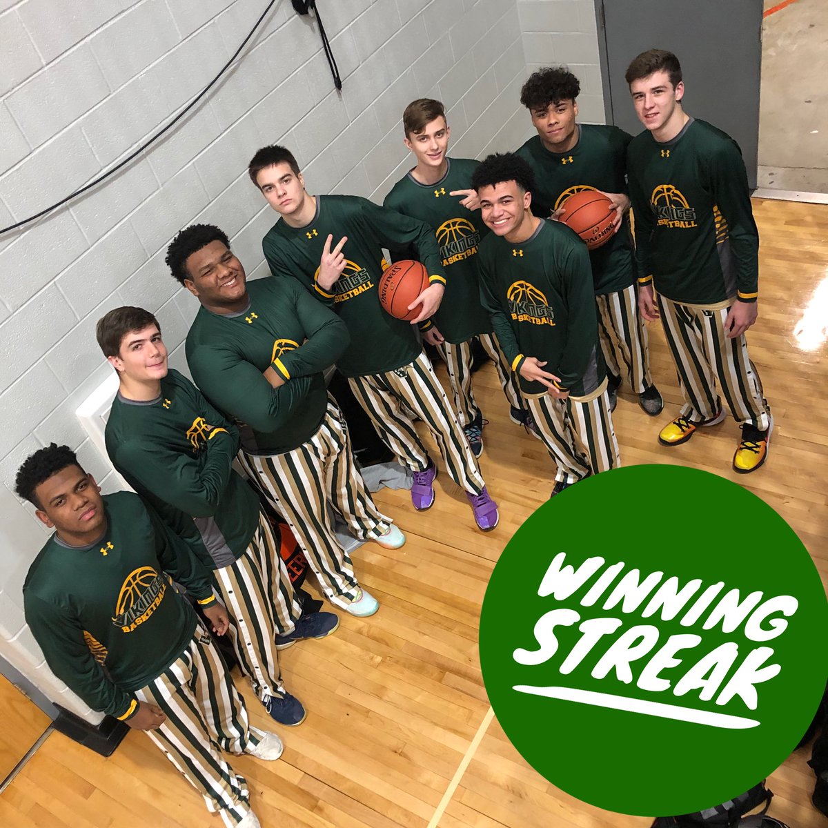 ACCHSCheer's tweet photo. Come out to Emmaus to cheer on the boys 🏀 team!! Let’s make it a SWEET 16 tonight guys. @acchsvikings @ACCHS_Athletics https://t.co/1rxSKqrSHz