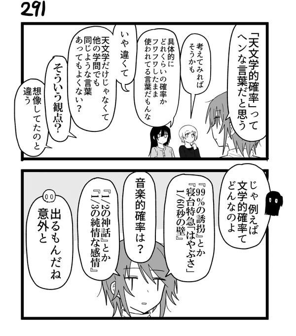 創作2コマ漫画 291 